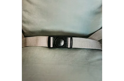 Dřevěná dětská houpačka – šedá