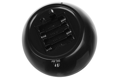 LED noční lampa s projektorem obrázků - černá