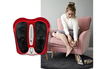 Masážní přístroj na nohy s vyhříváním