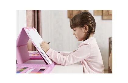 Výtvarná sada na malování pro děti – umělecký kufr - 208 dílků