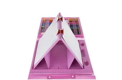 Výtvarná sada na malování pro děti – umělecký kufr - 208 dílků