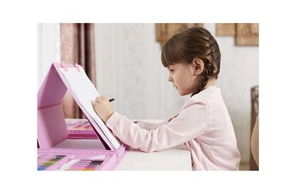 Výtvarná sada na malování pro děti – umělecký kufr - 208 dílků