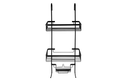 Závěsná polička do koupelny - černá