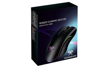 Kabelová herní myš – DUNMOON s podsvícením