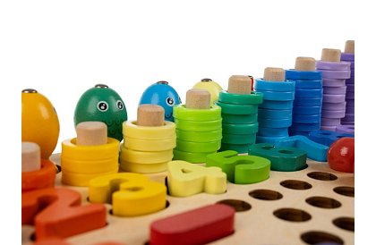 Dřevěné naučné puzzle