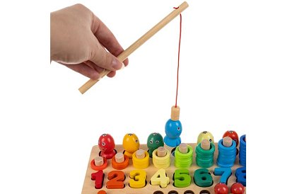 Dřevěné naučné puzzle