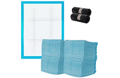 Hygienické savé podložky pro zvířata 33x45 cm  – 100 ks + sáčky