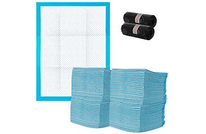 Hygienické savé podložky pro zvířata 33x45 cm  – 100 ks + sáčky