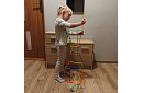 Barevná 3D stavebnice z brček 408 ks – kreativní hra pro děti