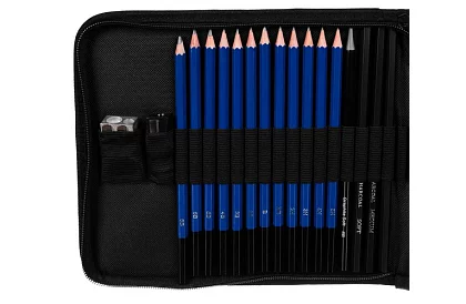 Sada pro profesionální kreslení a skicování – 32 položek