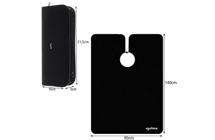 Kadeřnické nůžky a příslušenství – sada 7 ks