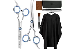 Kadeřnické nůžky a příslušenství – sada 7 ks