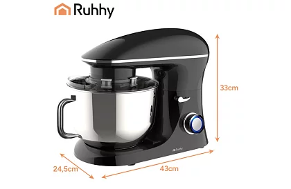 Kuchyňský robot 1500 W, s mísou 6,2L – RUHHY