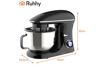 Kuchyňský robot 1500 W, s mísou 6,2L – RUHHY