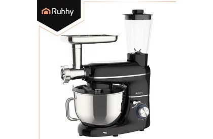 Kuchyňský robot 1500 W RUHHY 3 v 1 s mixérem a mlýnkem na maso – mísa 6,2 l