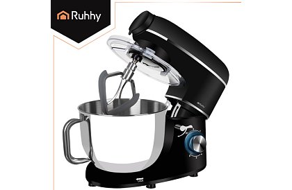 Kuchyňský robot 1500 W RUHHY 3 v 1 s mixérem a mlýnkem na maso – mísa 6,2 l
