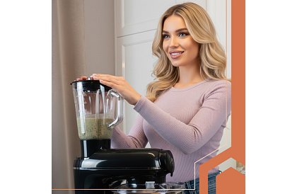 Kuchyňský robot 1500 W RUHHY 3 v 1 s mixérem a mlýnkem na maso – mísa 6,2 l