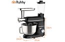 Kuchyňský robot 1500 W RUHHY 3 v 1 s mixérem a mlýnkem na maso – mísa 6,2 l