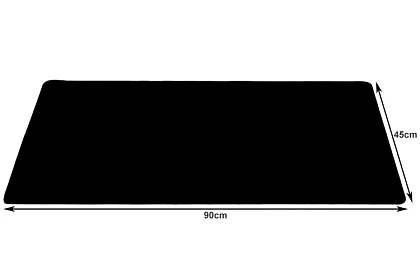 XXL podložka pod myš a klávesnici 90x45cm - černá