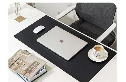 XXL podložka pod myš a klávesnici 90x45cm - černá