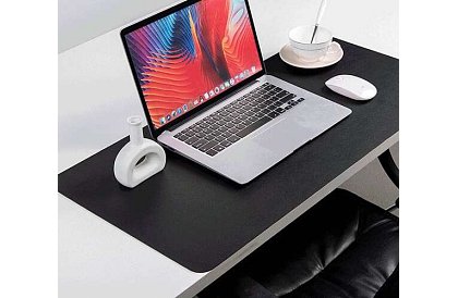 XXL podložka pod myš a klávesnici 90x45cm - černá