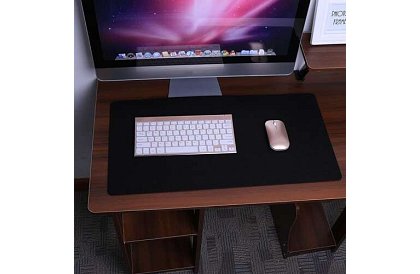 XXL podložka pod myš a klávesnici 90x45cm - černá