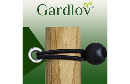 Flexibilní gumičky s kuličkou na upevnění plachet a tarpů – 10 ks