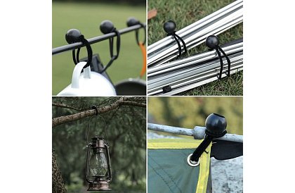 Flexibilní gumičky s kuličkou na upevnění plachet a tarpů – 10 ks