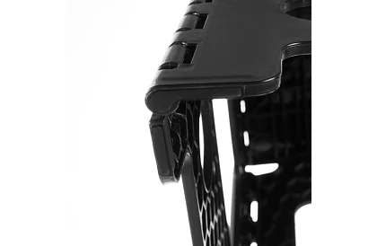 Skládací stolička – taburet černobílý