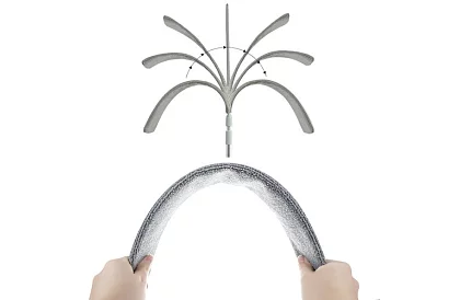 Teleskopický tenký mop – prachovka - 2 nástavce