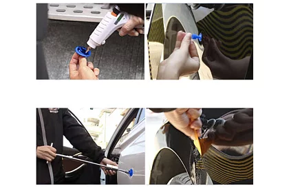 Sada na opravu promáčklé karoserie s reverzním kladivem