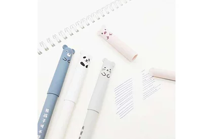 Sada 4 gumovacích per – zvířátka