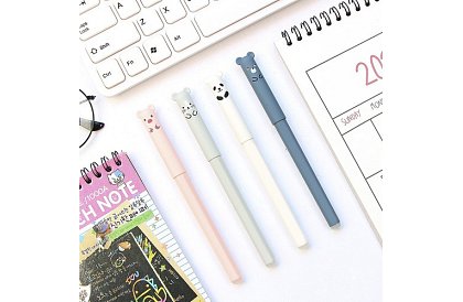 Sada 4 gumovacích per – zvířátka