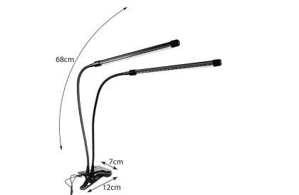 LED lampa pro růst rostlin DUO – s časovačem a ovládáním