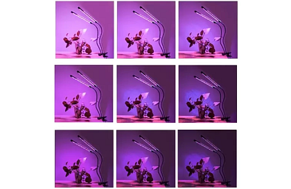 LED lampa pro růst rostlin DUO – s časovačem a ovládáním