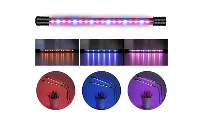 LED lampa pro růst rostlin DUO – s časovačem a ovládáním