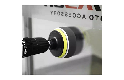 Leštící houby na vrtačku 80 mm – sada 12 prvků