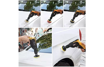 Leštící houby na vrtačku 80 mm – sada 12 prvků