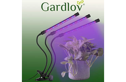 LED lampa pro růst rostlin TRIO – s časovačem a ovládáním