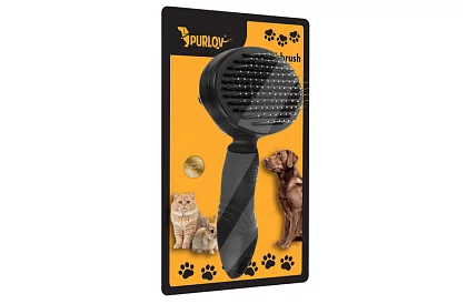 Samočisticí vyčesávací kartáč na srst