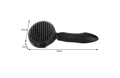 Samočisticí vyčesávací kartáč na srst