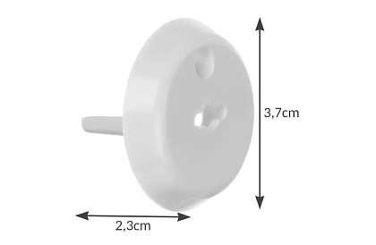 Bezpečnostní záslepky elektrických zásuvek – 15 ks