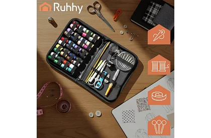 Šicí sada 129 prvků – cestovní šitíčko