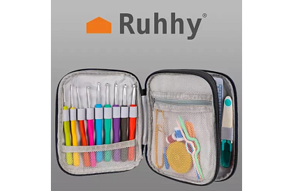 XXL sada na háčkování 85 dílů v pouzdře