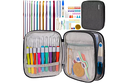 XXL sada na háčkování 85 dílů v pouzdře