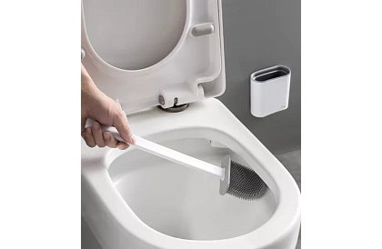 Silikonový kartáč na toaletu - WC štětka