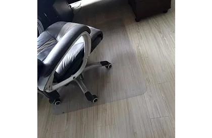 Ochranná podložka pod židli 90x130 cm - mléčná