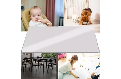 Ochranná podložka pod židli 90x130 cm - mléčná