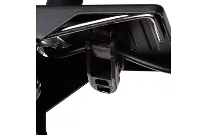 LED lampa na psací stůl s kovovým klipem – černá