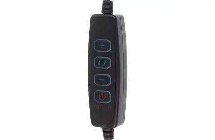 LED lampa na psací stůl s kovovým klipem – černá